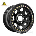 Rodas de aço 4x100 17x8 pneus offroad e jantes